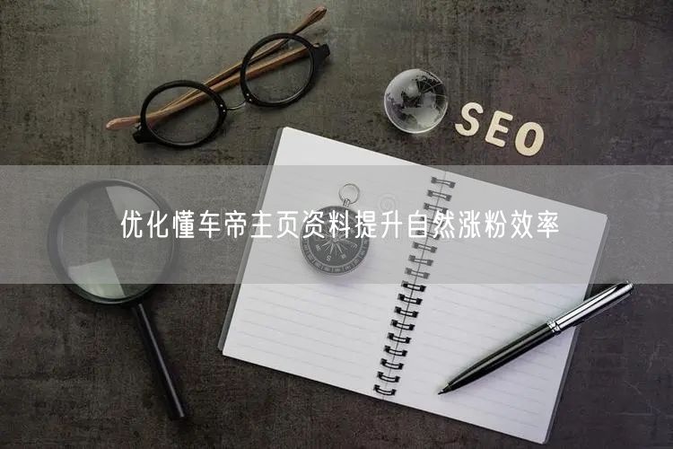优化懂车帝主页资料提升自然涨粉效率