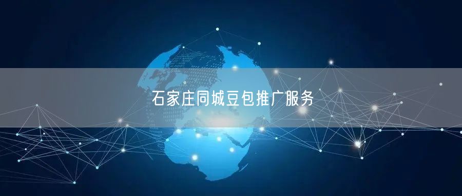 石家庄同城豆包推广服务