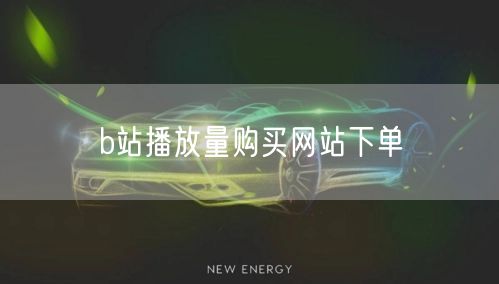 b站播放量购买网站下单