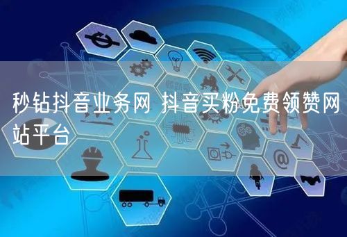 秒钻抖音业务网 抖音买粉免费领赞网站平台