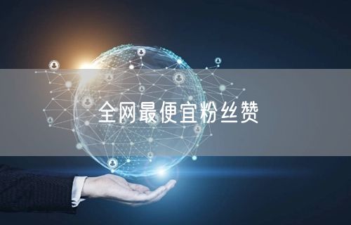 全网最便宜粉丝赞