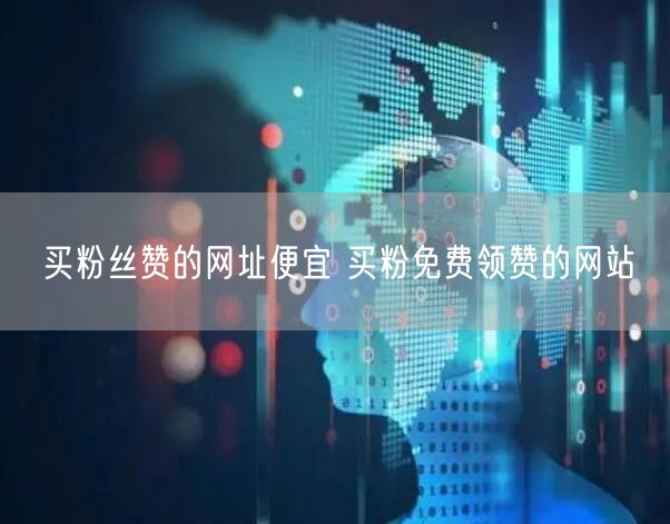 买粉丝赞的网址便宜 买粉免费领赞的网站
