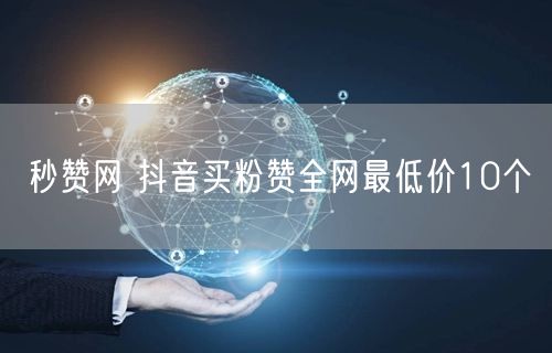 秒赞网 抖音买粉赞全网最低价10个