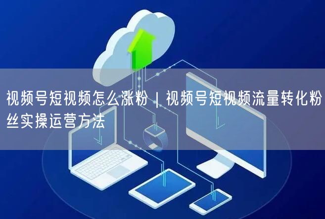 视频号短视频怎么涨粉｜视频号短视频流量转化粉丝实操运营方法